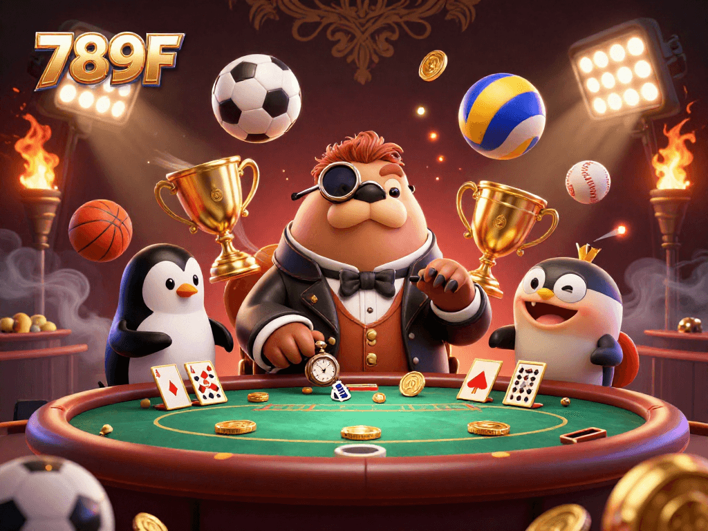 Experience thrilling games at 789F casino with a dynamic poker scene and engaging characters.