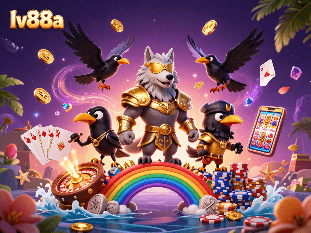 Experience immersive gaming with lv88a as you conquer the casino chip rainbow bridge!