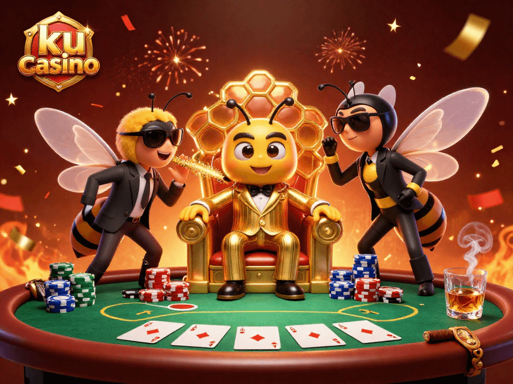 Experience thrilling moments at ku casino with vibrant gaming characters and stunning illustrations.