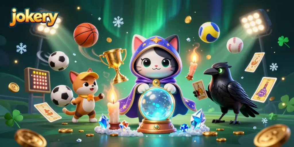 Experience thrilling gameplay at Jokery Casino with vibrant characters and dynamic sports elements.