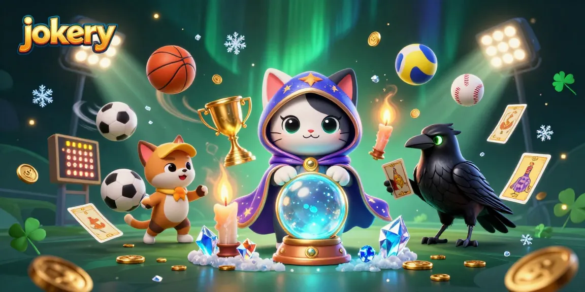 Experience thrilling gameplay at Jokery Casino with vibrant characters and dynamic sports elements.