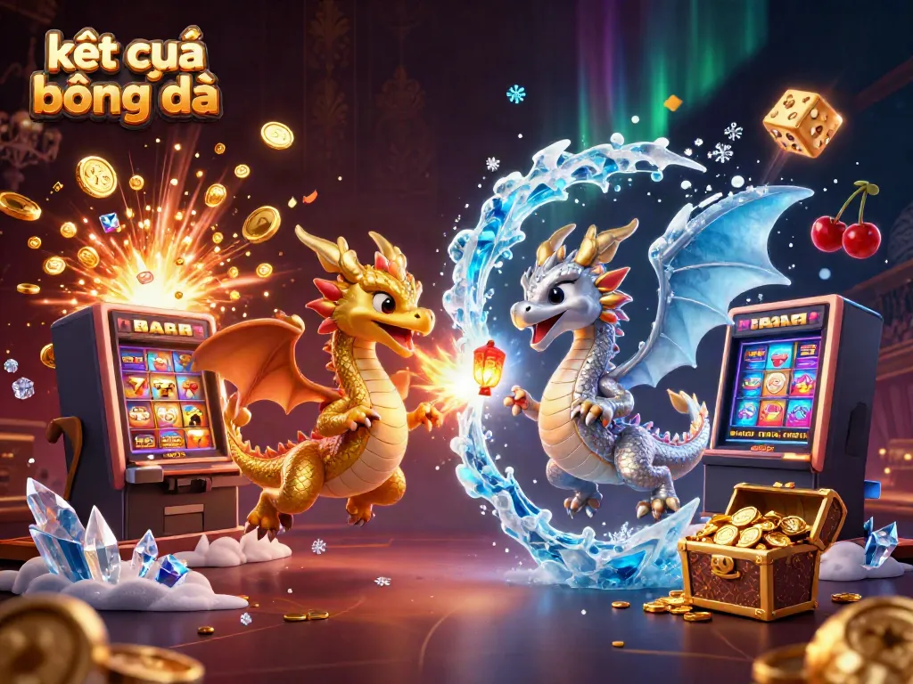 Experience kết quả bóng đá with thrilling live-action dragons amid dynamic casino elements and treasures.