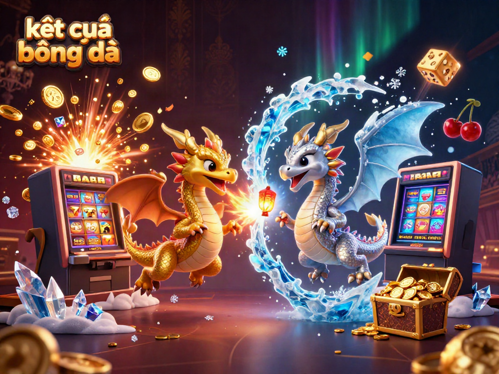 Experience kết quả bóng đá with thrilling live-action dragons amid dynamic casino elements and treasures.