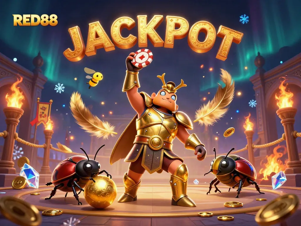 Experience thrilling gameplay and big wins with RED88's vibrant casino atmosphere and exciting characters.