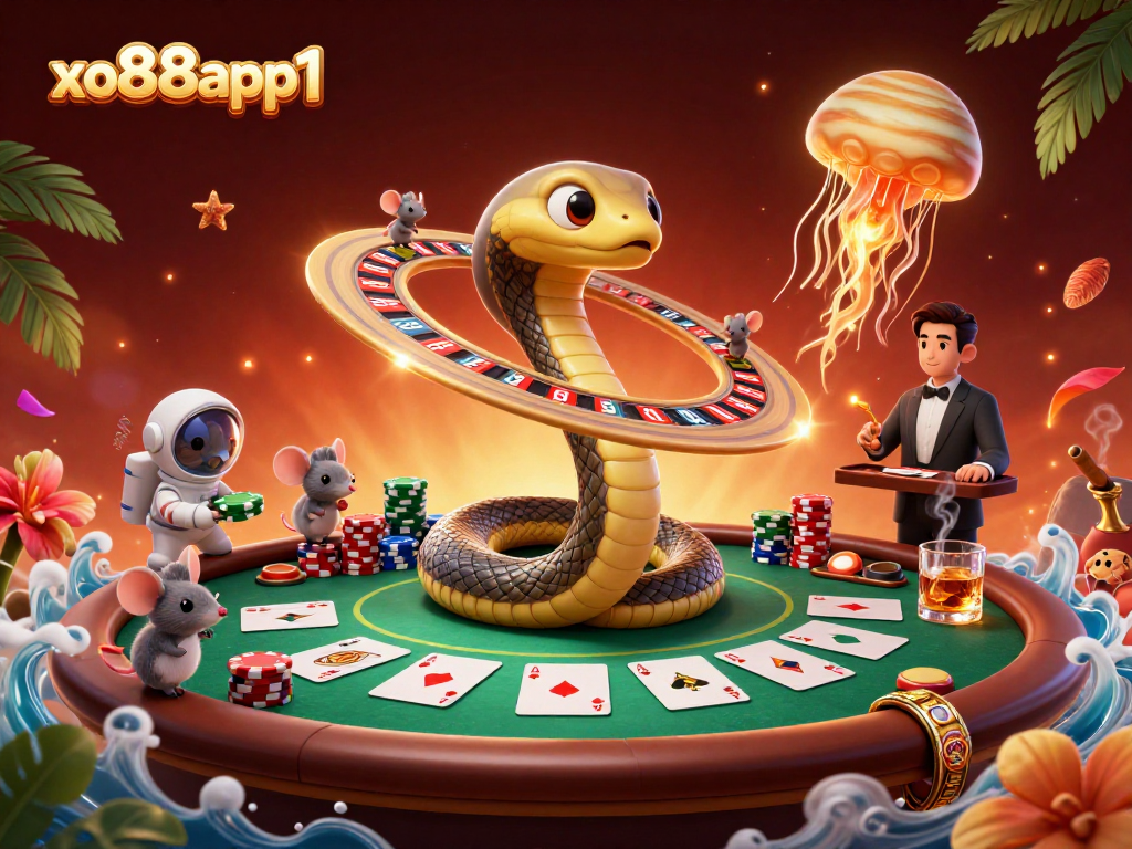 Experience thrilling bets at xo88app1 with cosmic dealers and lively poker games.