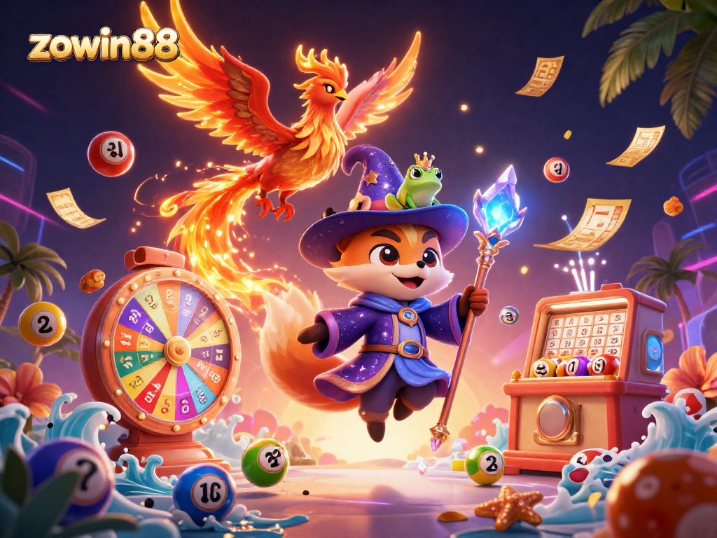 Experience the thrilling world of zowin88 with dynamic lottery drawings and vibrant gaming elements.