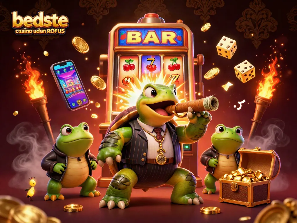 Engaging illustration representing the beste casino uden ROFUS, showcasing vibrant gaming elements and dynamic characters.