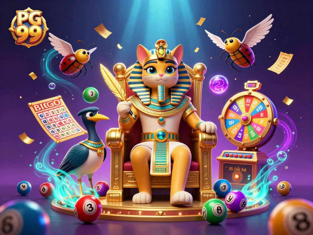 Engage with PG 99 through dynamic gaming elements, showcasing vibrant lottery activities.