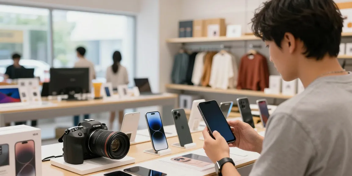 Diverse range of quality Produkte on display in a vibrant E-commerce retail setting.