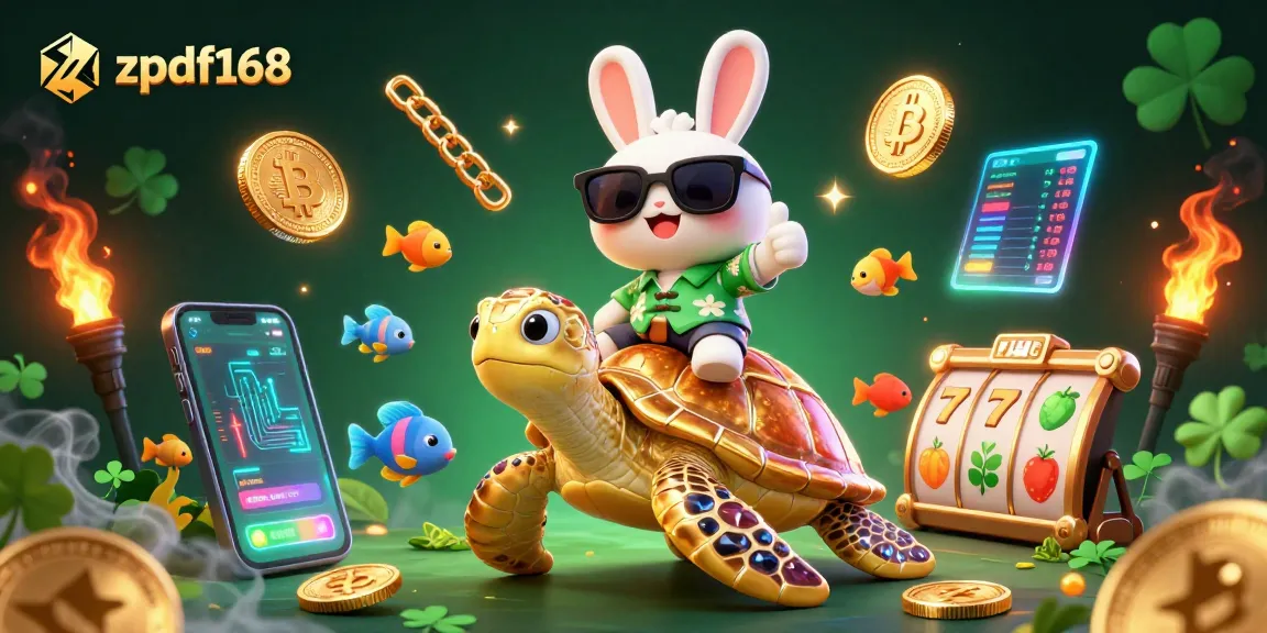 Bet on exciting adventures with zpdf168 featuring a lucky rabbit and golden sea turtle.
