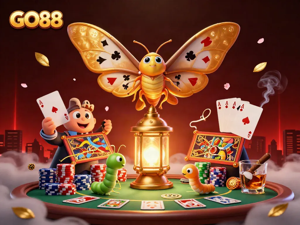 Experience thrilling gameplay at GO88 with vibrant casino scenes and rich animations.
