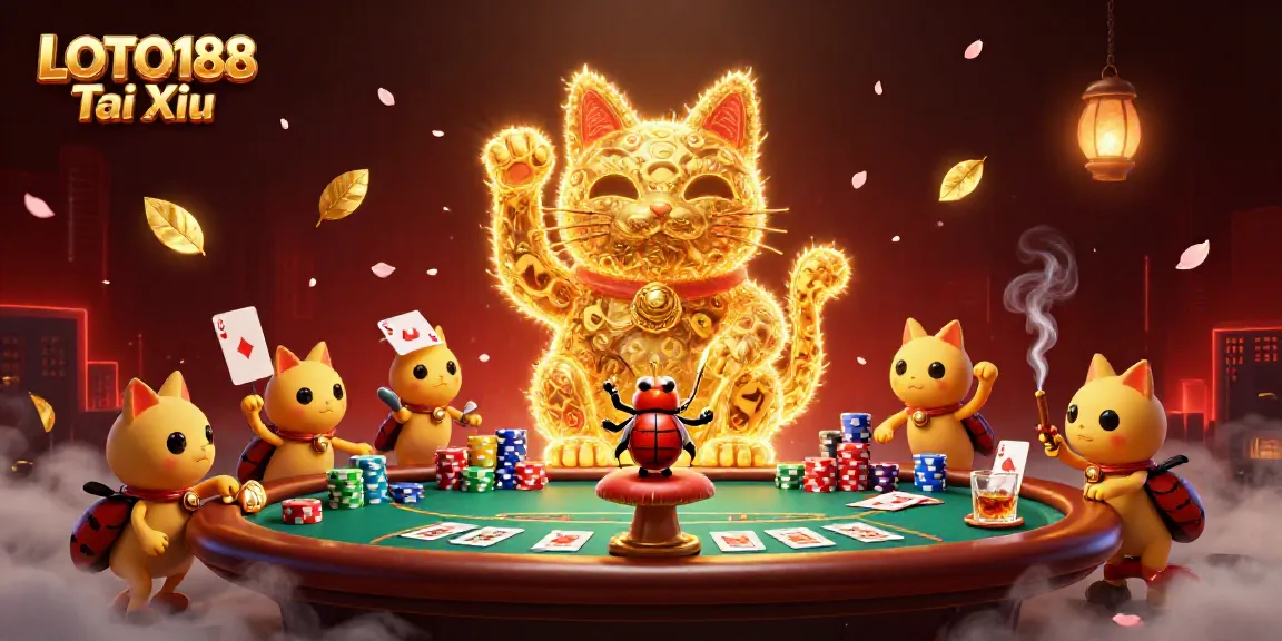 Engage in exciting LOTO188 Tai Xiu moments with a vibrant, immersive casino atmosphere.